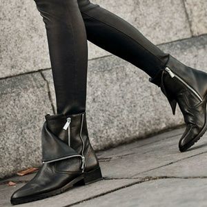 Michael Kors Andi Leather Ankle Boot